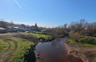 Babaeski’de Şeytan deresinin rengi kahverengiye döndü