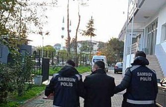 Bafra’da 15 yıl hapis cezası bulunan firari yakalandı