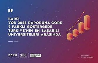 BARÜ, 9 farklı göstergede Türkiye’nin en başarılı üniversiteleri arasında