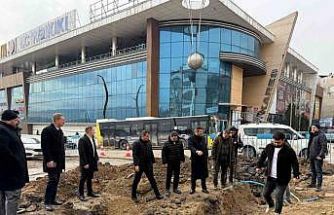 Başkan Çetinkaya, altyapı ve üstyapı çalışmalarını yerinde inceledi