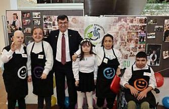 Başkan Eyüp Kahveci’den özel çocuklara destek