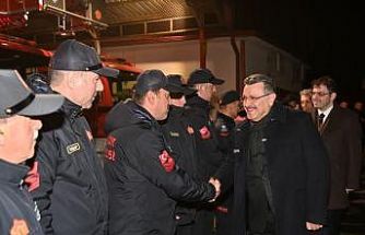 Başkan Genç’ten yılbaşında görev yapan personele ziyaret