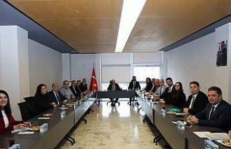 Başkan Şadi Özdemir sanayi bölgeleri temsilcileriyle bir araya geldi