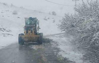 Battalgazi Belediyesi’nden kar yağışına karşı hızlı müdahale