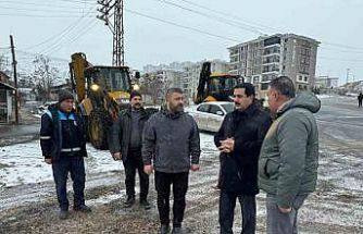 Battalgazi’de Başkan Taşkın ekiplerle birlikte sahada