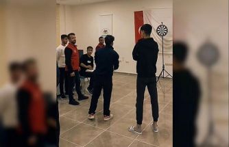 Bayburt’ta üniversite öğrencilerine yönelik dart turnuvası düzenlendi