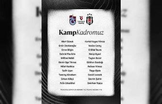 Beşiktaş’ın, Trabzonspor maçı kamp kadrosu belli oldu