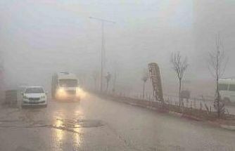 Besni’de yoğun sis etkili oldu