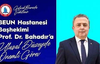 BEUN Hastanesi Başhekimi Prof. Dr. Bahadır’a ulusal düzeyde önemli görev