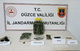 Bidondan turşu yerine uyuşturucu çıktı