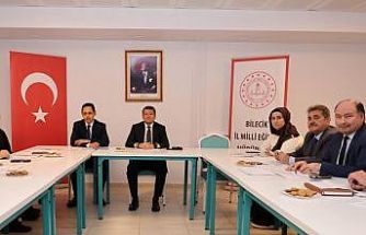 Bilecik’te ortaokul müdürleriyle eğitim değerlendirme toplantısı