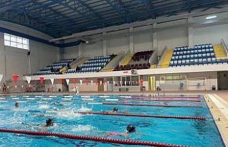 Bilecik’te yüzme havuzunda yoğun antrenman mesaisi