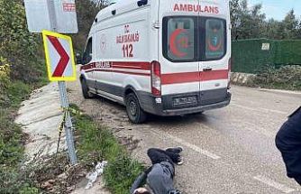 Bisikletli sürücü faciadan böyle döndü...Yaralı kurtuldu