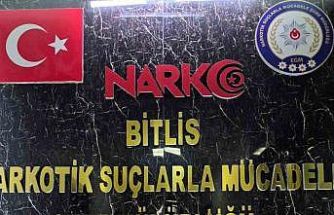 Bitlis’te 3 kilo 210 gram metamfetamin ele geçirildi