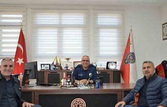 Bulanıklı gazetecilerden Emniyet Müdürü Arlı’ya ziyaret