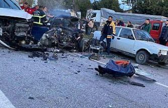 Burdur’da feci kaza: 2 ölü 3 yaralı