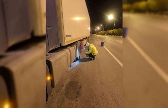 Burdur’da yük taşıyan araçlara yönelik denetimde 25 araç ve sürücüsüne idari ceza