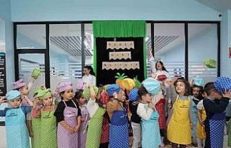 Büyükşehir’in miniklere özel merkezinde Minik Şefler Mutfakta etkinliği