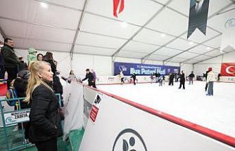 Buz Pateni Pisti gençlerin yeni buluşma noktası oldu