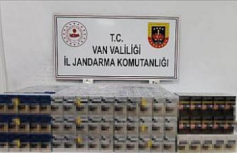 Çaldıran’da bin 230 paket kaçak sigara ele geçirildi
