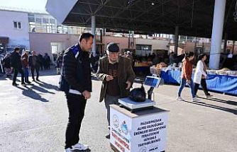 Çameli Belediyesinden ’güvenli terazi’ uygulaması