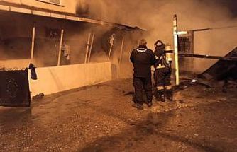 Çaycuma’da kazan dairesinde çıkan yangın eve sıçradı