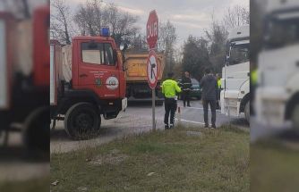 Çaycuma’da tır, otomobile çarptı; 1 yaralı