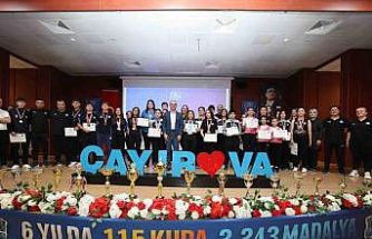 Çayırovalı sporcular 2025’te 354 madalya ve 14 kupa kazandı
