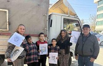 Çizimlerini gören ressam sanıyor: Nakliyatçının resimleri ressamların çizimlerini aratmıyor