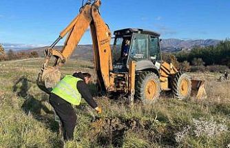 Demirci’de atıl araziler tarıma kazandırılıyor