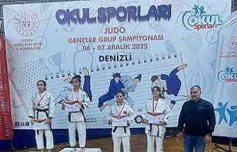 Denizli’de judo grup şampiyonası heyecanı nefes kesti