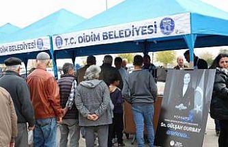 Didim’de merhume başkan Durbay için lokma hayrı düzenlendi