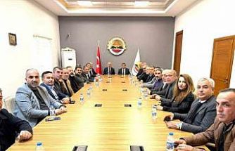 Diyarbakır Emniyet Müdürü Gökduman, DESOB Başkanı Ebedinoğlu ile bir araya geldi