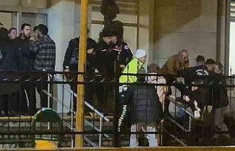 Duruşmadan sonra taraflar birbirine girdi