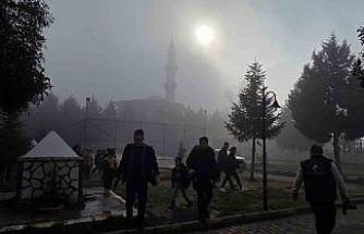 Düzce’de sis etkili oldu