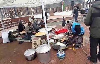 El emeği ürünlerini Filistinliler için satışa sundular