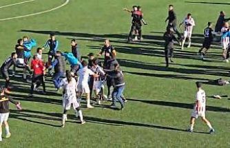 Elazığ’da amatör maçta kavga