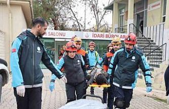 Elazığ’da deprem ve yangın tatbikatı gerçekleştirildi
