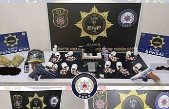 Elazığ’da uyuşturucu operasyonu: 19 tutuklama