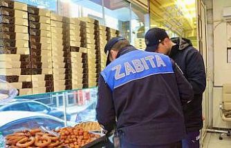 Elazığ’da zabıta ekiplerinden yılbaşı öncesi denetim