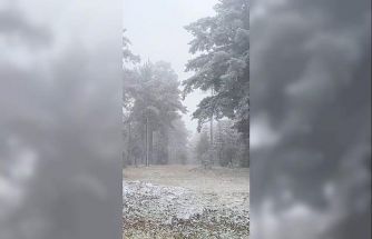 Eskişehir’e mevsimin ilk karı yağdı