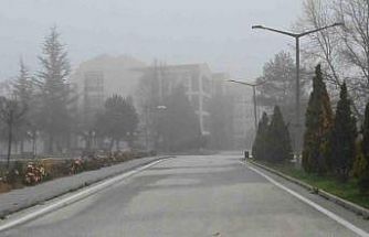 Eskişehir’in yüksek kesimlerinde sis etkili oldu