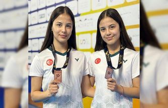 Eskişehirli milli sporcu ikizlerden Avrupa 3’üncüsü oldu