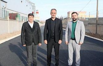 Eyyübiye’deki yol çalışması tamamlandı