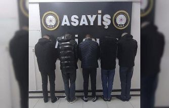 Gaziantep’te iki iş yerine silahla ateş edilmesine ilişkin 5 şüpheli yakalandı