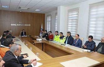Genç’te kış tedbirleri ele alındı