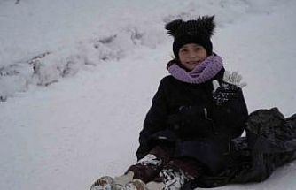 Gümüşhane’de kar tatili eğlenceye dönüştü