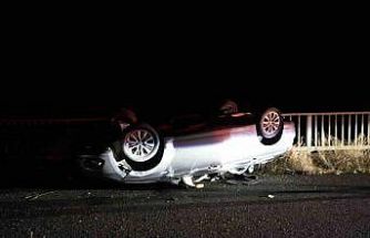 Gümüşhane’de otomobil takla attı: 5 yaralı