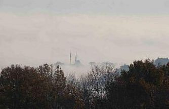 Gün doğumuyla buluşan sis görsel şölen sundu