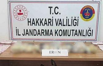 Hakkari’de 5 kilo 815 gram eroin ele geçirildi